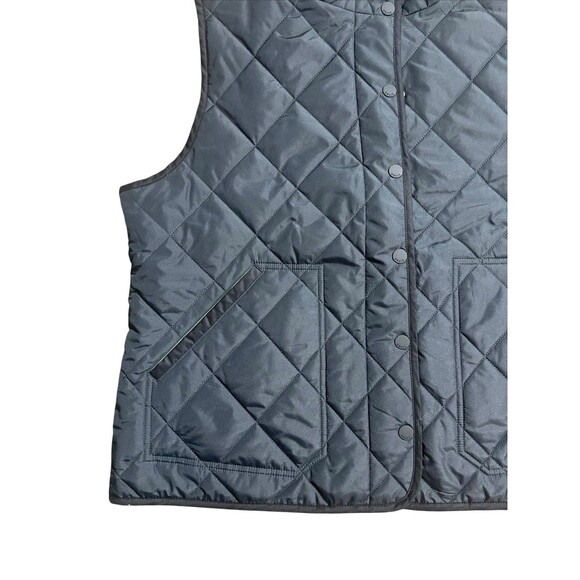 NWT Orvis Quilted Vest Full Zip Insulated Pockets Outdoor Black/Blue Men's Sz XL - Picture 3 of 10